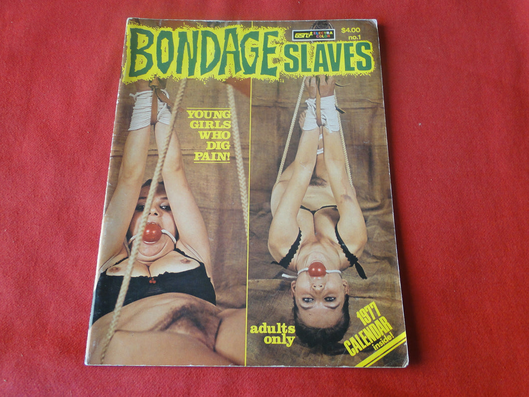 Vintage Nude Erotic Sexy Adult Magazine Bondage Slaves No. 1          U1