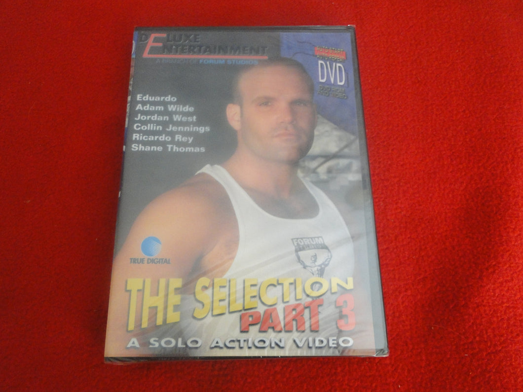 Vintage Adult All Male Gay XXX DVD SEALED NOS The Selection Part 3 Adam Wilde   B2