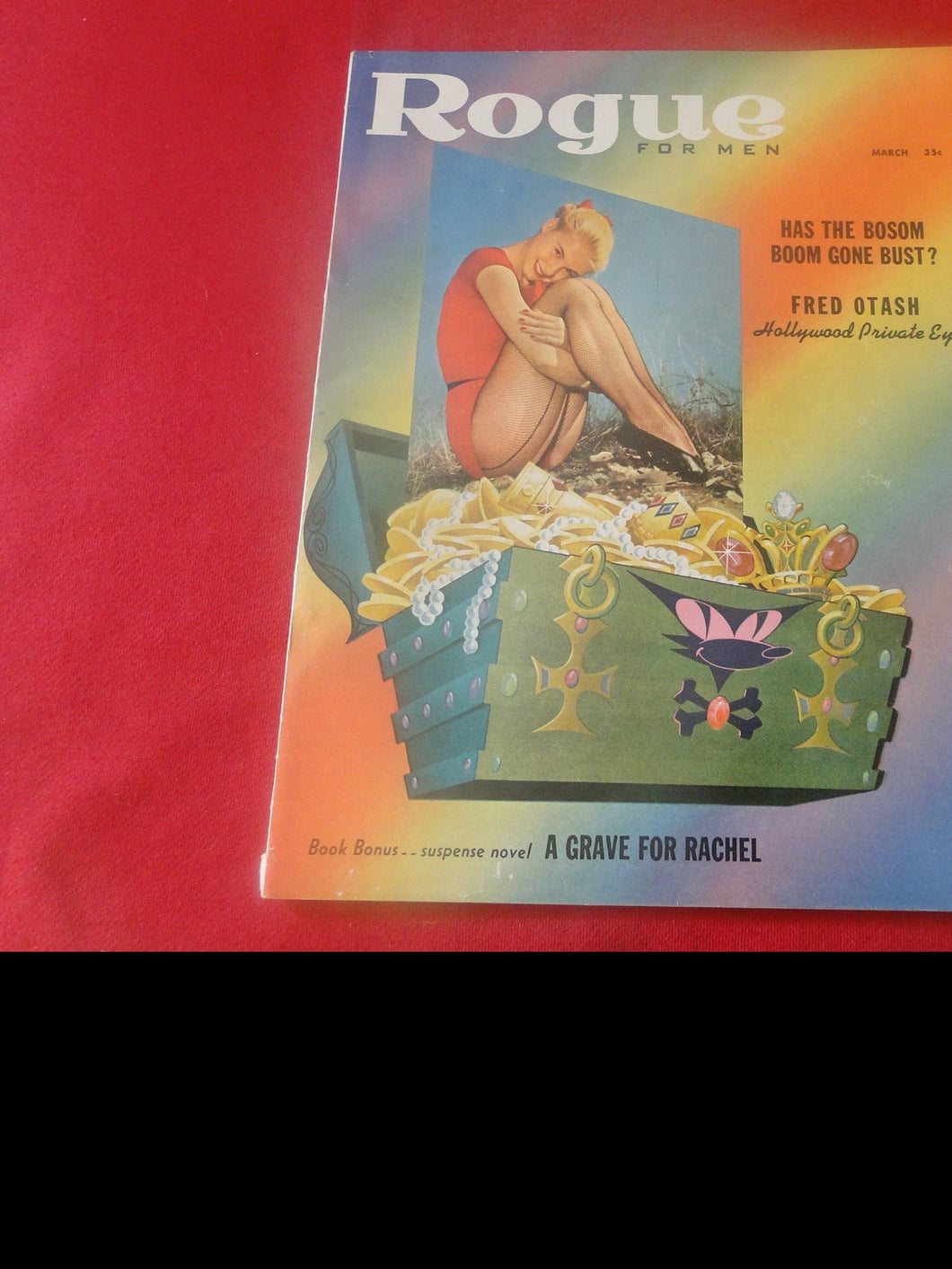 Vintage Nude Erotic Sexy Adult Magazine Rogue March 1959        JB16