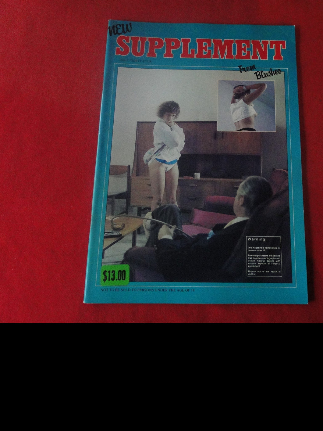 Vintage Nude Erotic Sexy Adult Magazine BDSM Supplement From Blushes #34  P12