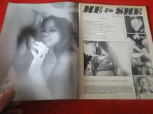 Load image into Gallery viewer, Vintage Nude Erotic Sexy Adult Magazine He and She July 1976               57

