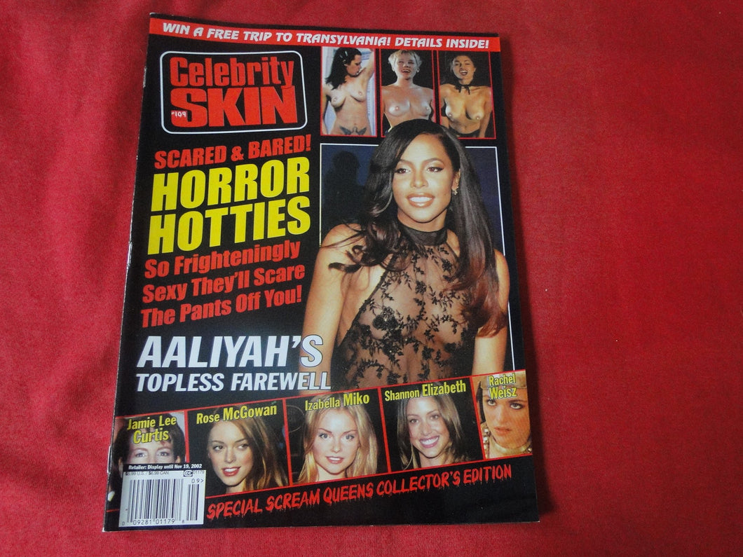Vintage Nude Erotic Sexy Adult Magazine Celebrity Skin 2002      U3