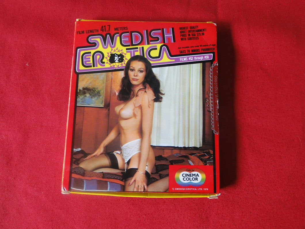 Vintage 8MM Adult Pornographic Smoker Stag Film Swedish Erotica #59     PB3