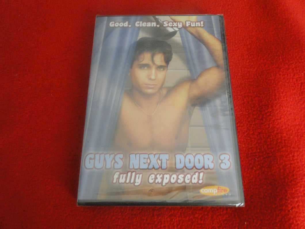 Vintage Adult All Male Gay XXX DVD SEALED NOS Guys Next Door 3    B2