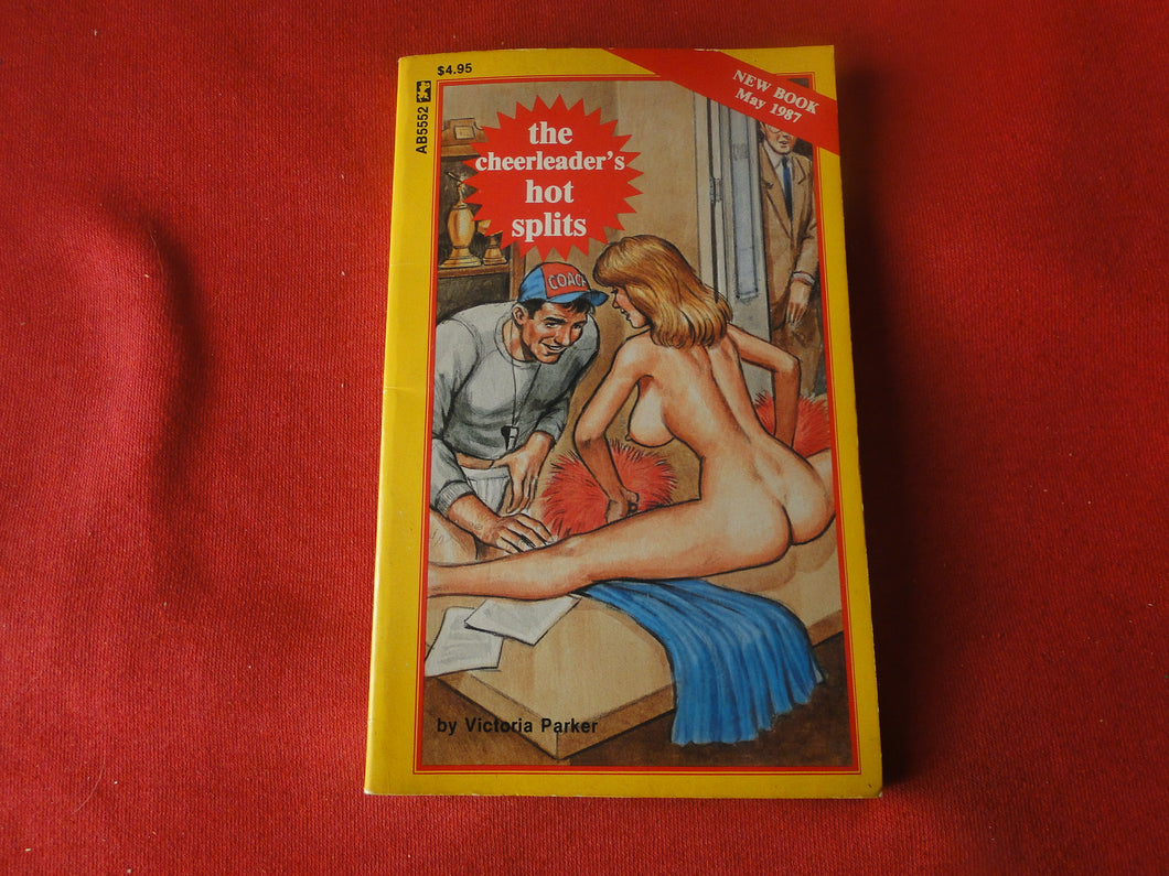 Vintage Erotic Adult Paperback Book/Novel Greenleaf The Cheerleader's Hot Splits   PB2