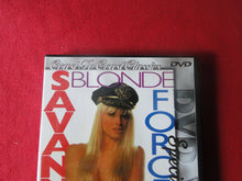 Load image into Gallery viewer, Vintage Adult Erotic Sexy Porn XXX DVD Movie Blonde Forces Savannah    X11
