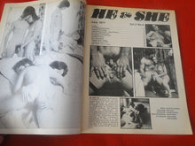 Load image into Gallery viewer, Vintage Nude Erotic Sexy Adult Magazine He &amp; She June 1977            57
