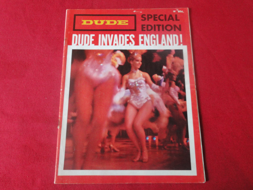 Vintage Nude Erotic Sexy Adult Magazine Dude July 1964      P89