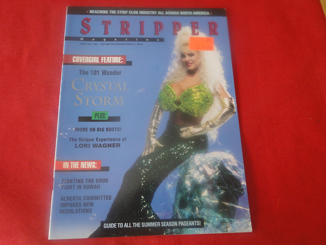 Vintage Nude Erotic Sexy Adult Magazine Stripper 1992      JB64