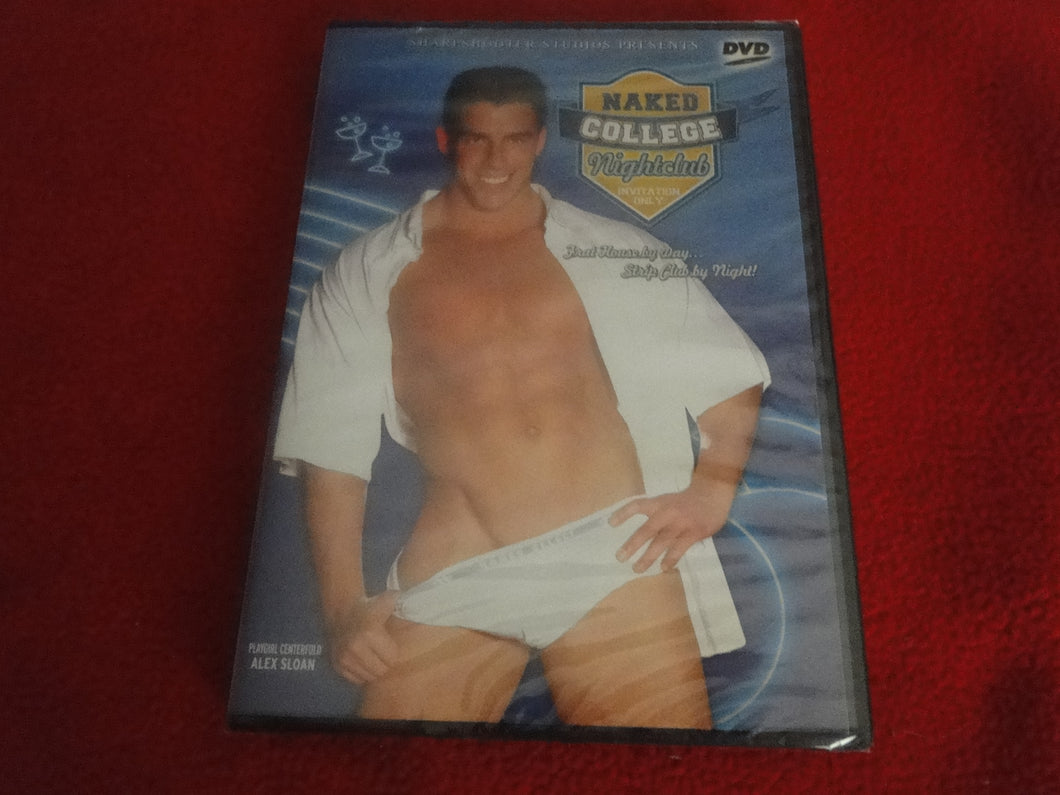 Vintage Adult All Male Gay XXX DVD SEALED NOS Naked College Nightclub     B3
