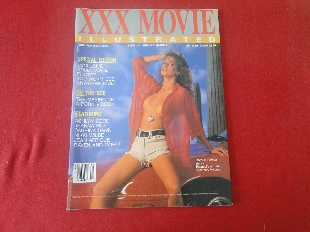 Vintage Nude Erotic Sexy Adult Magazine XXX Movie illustrated February 1991     CS