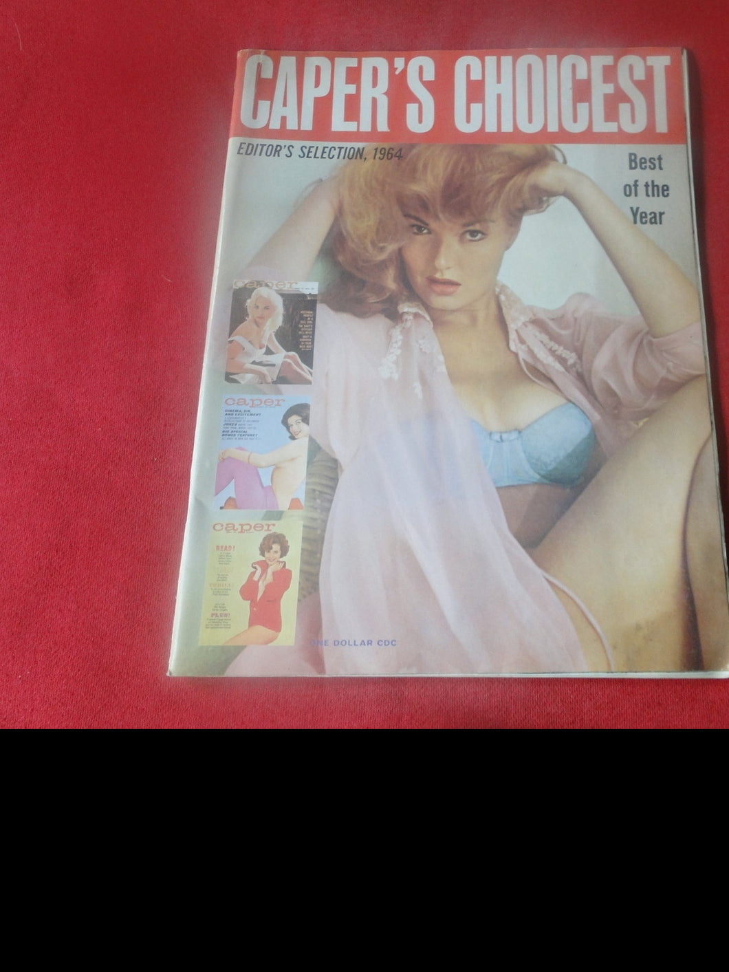 Vintage Nude Erotic Sexy Adult Magazine Caper's Choicest 1964        JB3
