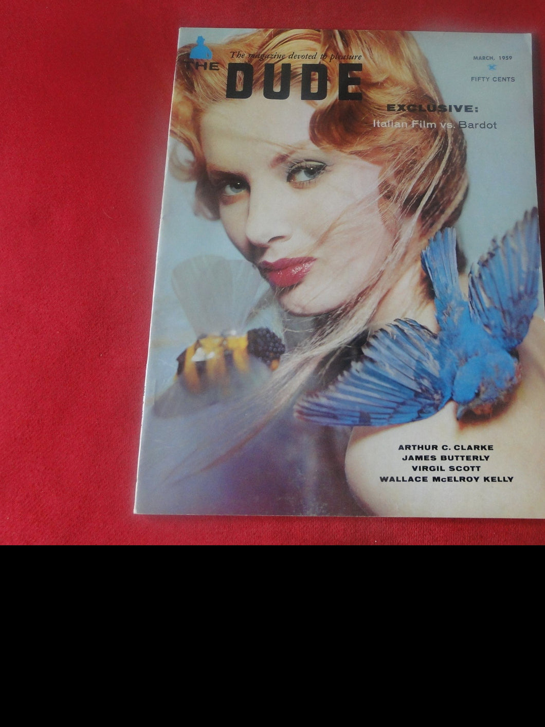 Vintage Nude Erotic Sexy Adult Magazine The Dude March 1959      JB3