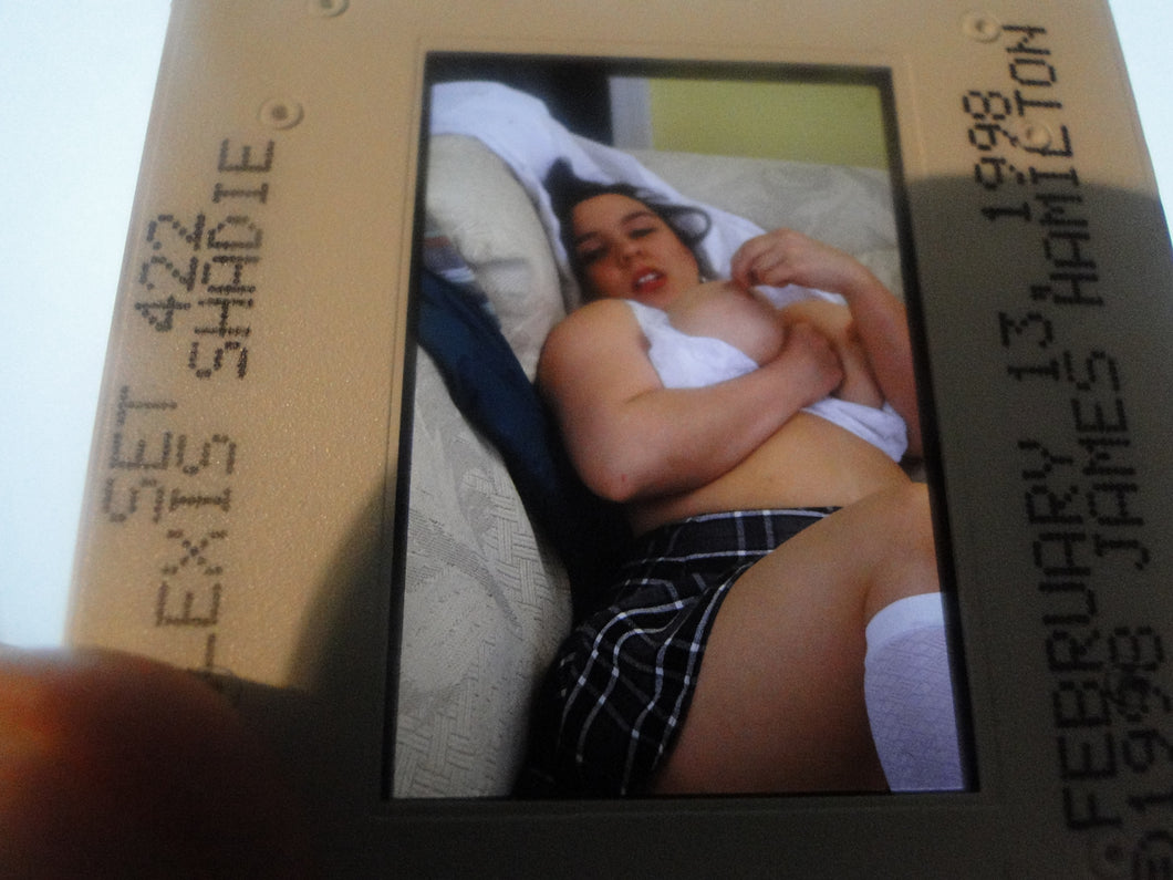 Copy of Vintage NUDE Big Tit Model Woman/Model 35mm Slide/Transparency     T6h