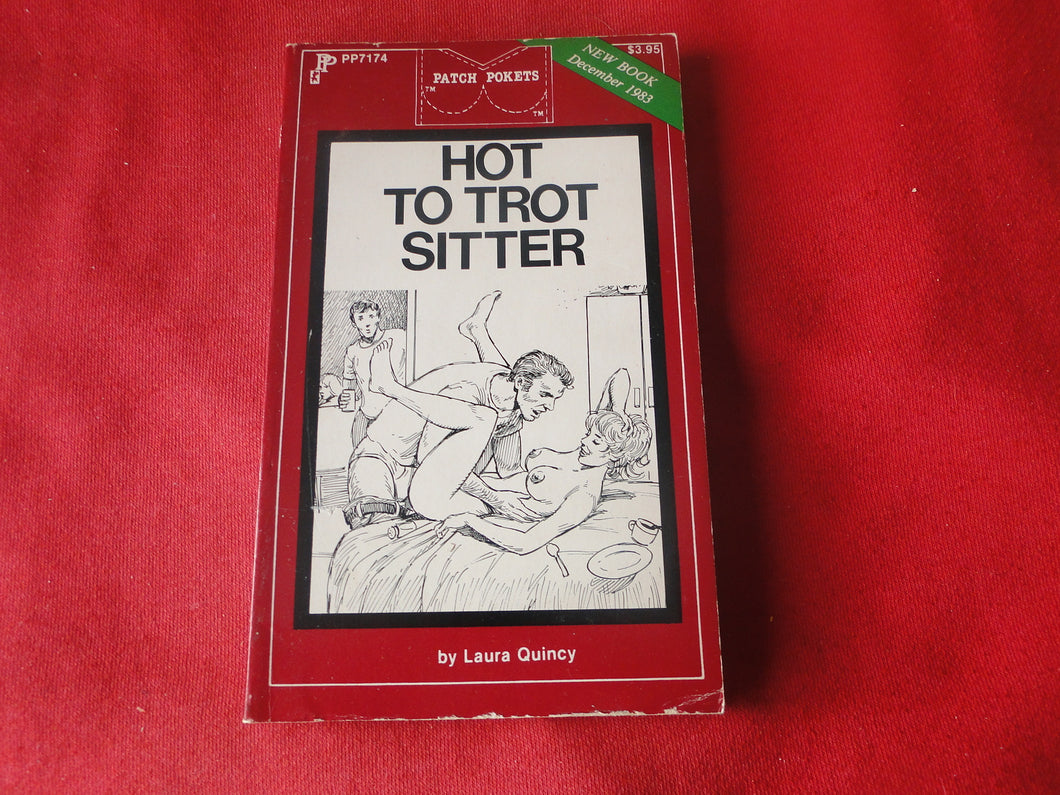 Vintage Erotic Adult Paperback Book/Novel Patch Pokets Hot To Trot Sitter     PB2