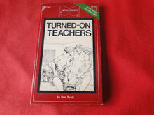 Load image into Gallery viewer, Vintage Erotic Adult Paperback Book/Novel Patch Pokets Turned-On Teachers    PB2
