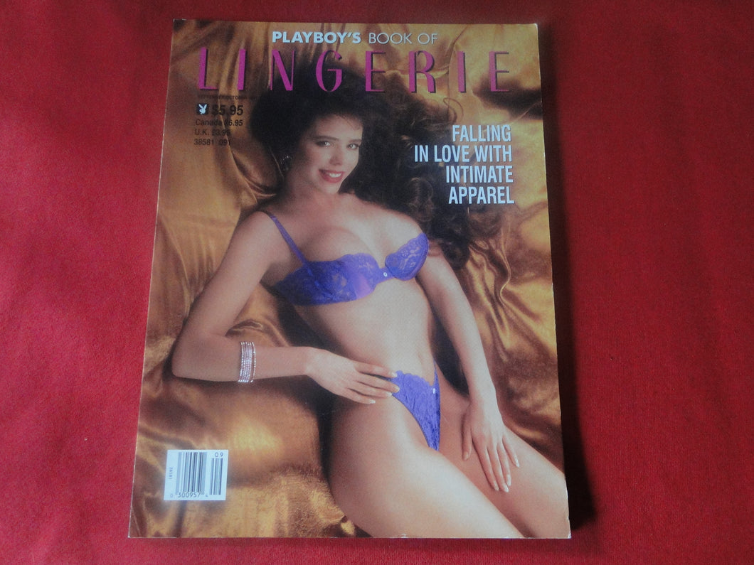 Vintage Nude Erotic Sexy Adult Magazine Playboy's Book of Lingerie 1991   JB5