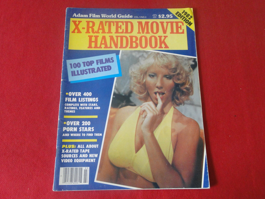 Vintage Nude Erotic Sexy Adult Magazine XXX X-Rated Movie Handbook 1982       CS