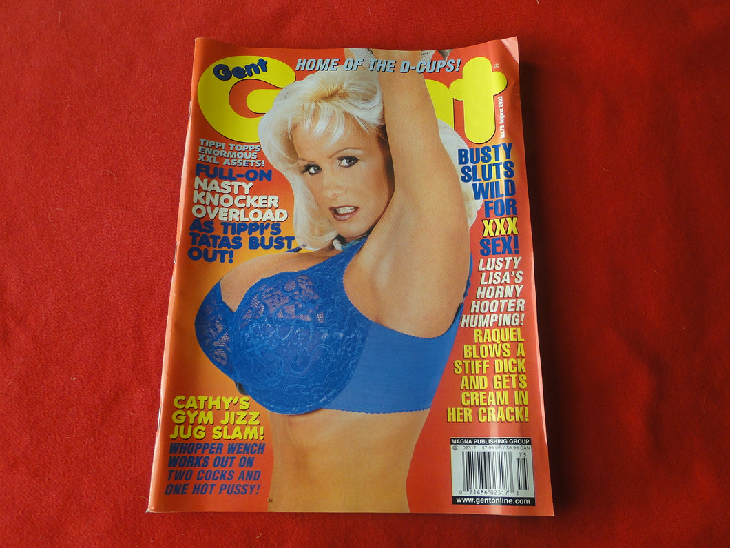 Vintage Nude Erotic Sexy Adult Magazine Gent August 2003       JB12