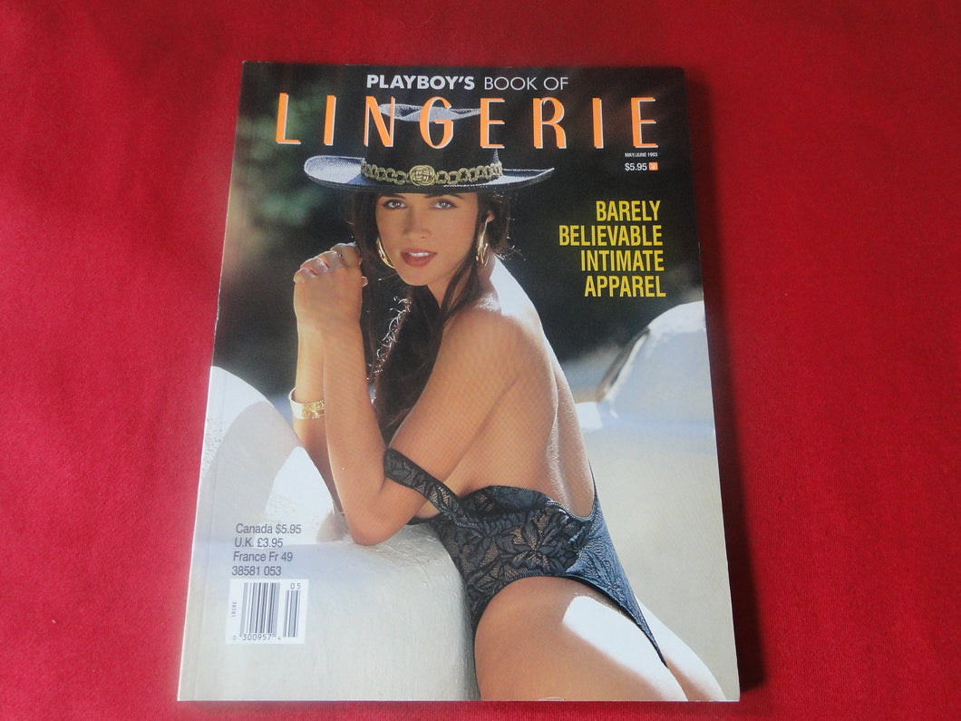 Vintage Nude Erotic Sexy Adult Magazine Playboy's Book of Lingerie May/June 1993 JB5