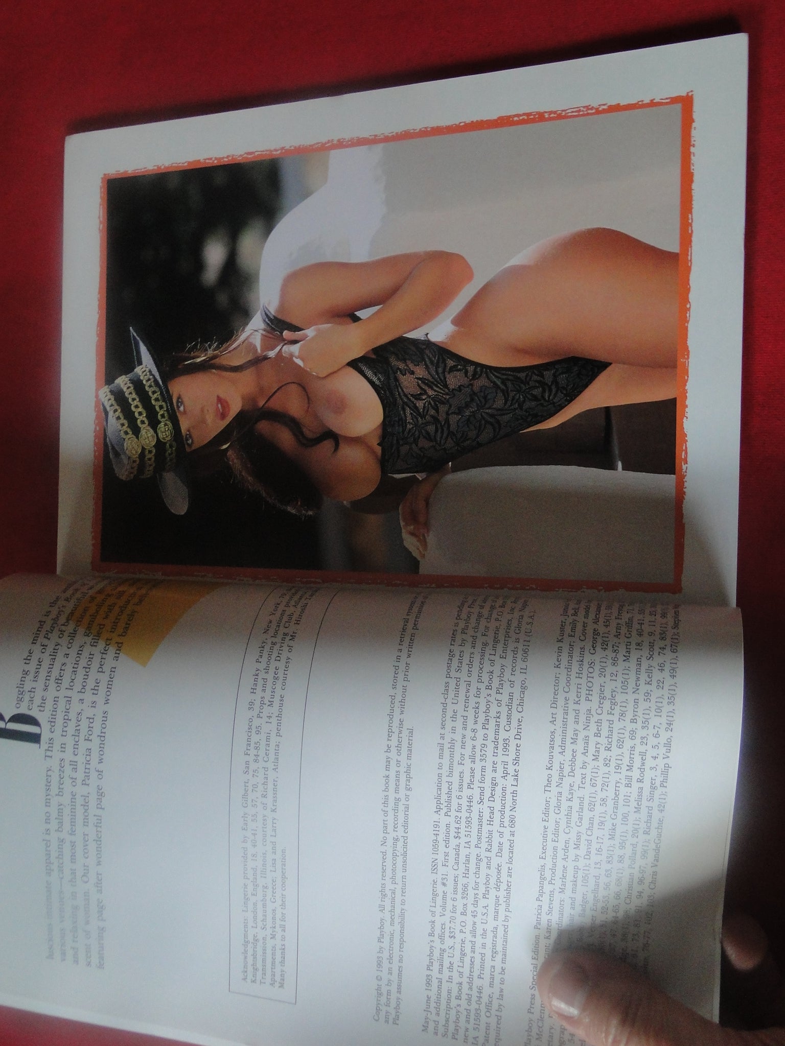 eva nude bourboulon Vintage Nude Erotic Sexy Adult Magazine Playboy's Book of Lingerie May –  Ephemera Galore