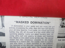 Load image into Gallery viewer, Vintage Adult XXX VHS Porn Tape Adult Video Womens Wrestling GGC-133 Masked Domination  BS
