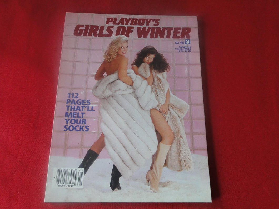 Vintage Nude Erotic Sexy Adult Magazine Playboy's Girls of Winter 1984       JB5