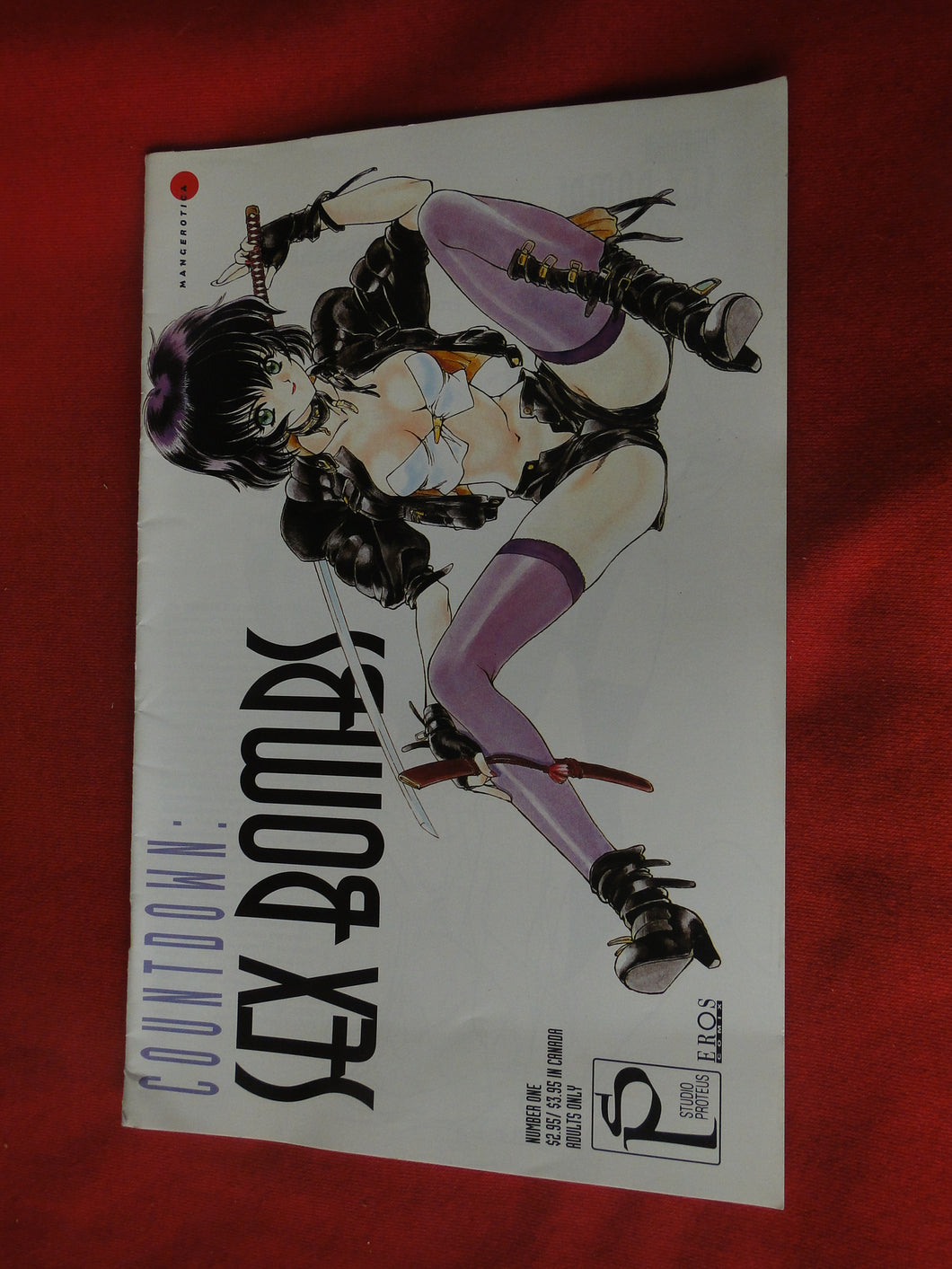 Vintage Nude Erotic Sexy Adult Men's Comic Book Countdown:  Sex Bombs #2 Eros 1995 PB3