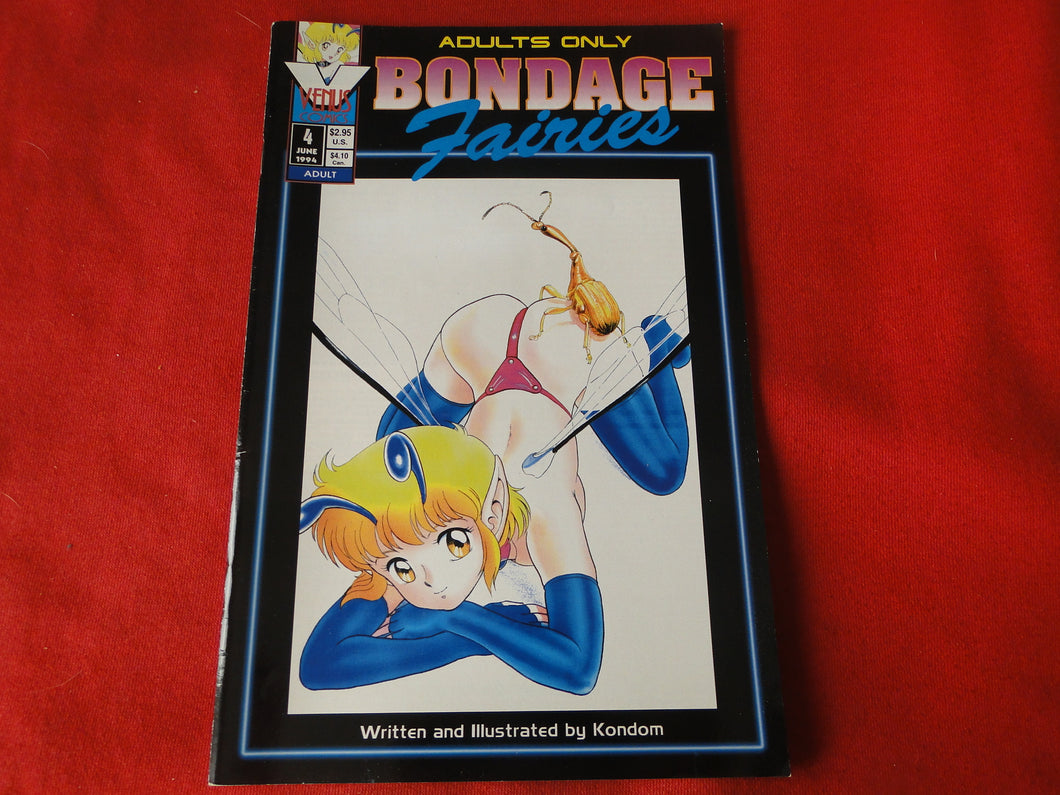 Vintage Nude Erotic Sexy Adult Men's Comic Book Bondage Fairies #4 June 1994  PB3