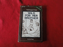 Load image into Gallery viewer, Vintage Erotic Adult Paperback Book/Novel Greenleaf Wild For Her Brother 1979 NOT PERFECT A
