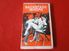 Load image into Gallery viewer, Vintage Erotic Adult Paperback Book/Novel Backstage Whore 1980         X15
