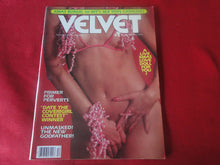 Load image into Gallery viewer, Vintage Nude Erotic Sexy Adult Magazine Velvet December 1979    JB66
