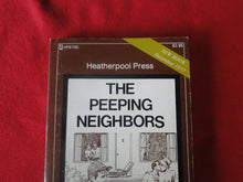 Load image into Gallery viewer, Vintage Erotic Adult Paperback Book/Novel Greenleaf The Peeping Neighbors 1977     A
