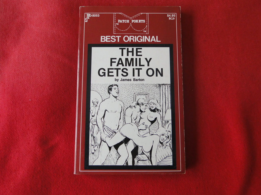 Vintage Erotic Adult Paperback Book/Novel The Family Gets it On  Patch Pokets    PB1