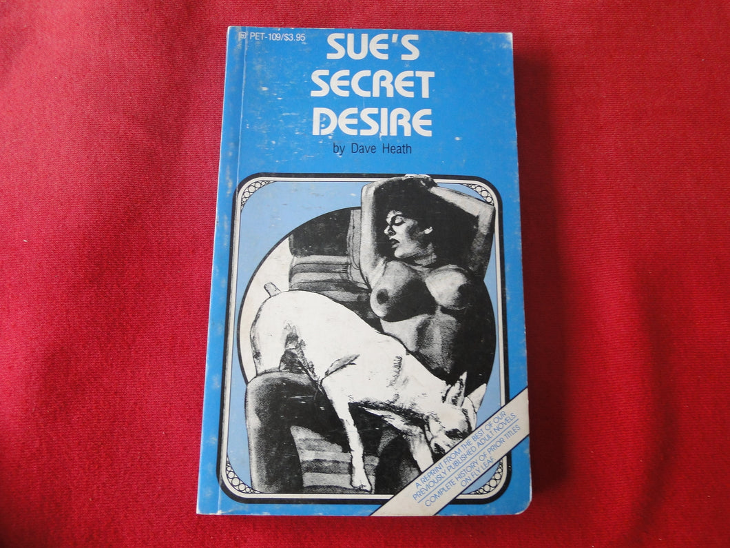 Vintage Erotic Adult Paperback Book/Novel Sue's Secret Desire         PB1