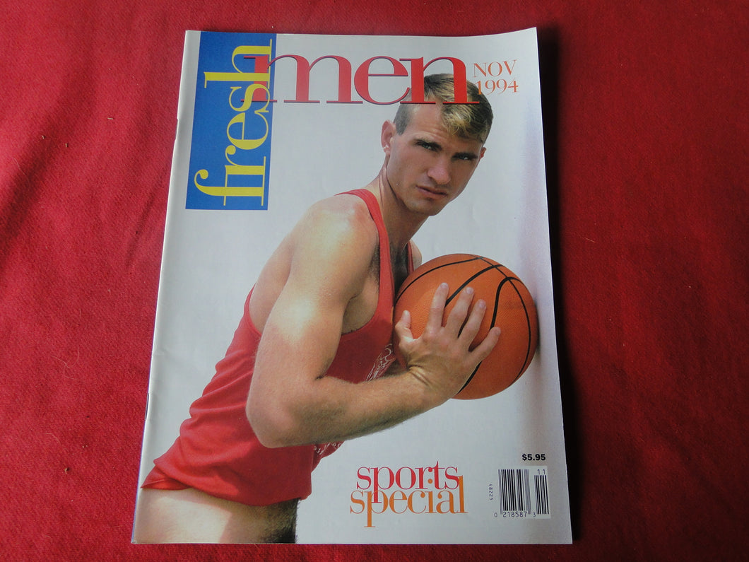 Vintage Adult Erotic Sexy Magazine Gay Interest Freshmen November 1994      JB40