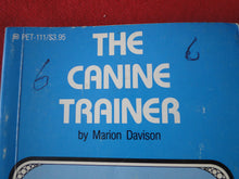 Load image into Gallery viewer, Vintage Erotic Adult Paperback Book/Novel The Canine Trainer WRITING ON COVER   PB1

