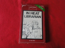 Load image into Gallery viewer, Vintage Erotic Adult Paperback Book/Novel Greenleaf In Heat Librarian 1982          A
