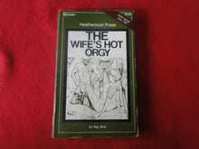 Load image into Gallery viewer, Vintage Erotic Adult Paperback Book/Novel Greenleaf The Wife's Hot Orgy 1980       A
