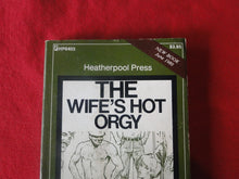 Load image into Gallery viewer, Vintage Erotic Adult Paperback Book/Novel Greenleaf The Wife's Hot Orgy 1980       A
