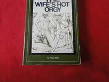 Load image into Gallery viewer, Vintage Erotic Adult Paperback Book/Novel Greenleaf The Wife's Hot Orgy 1980       A
