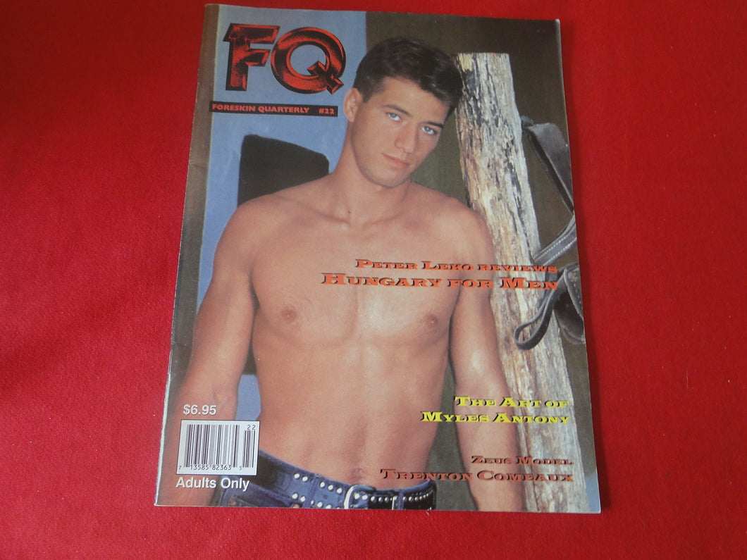 Vintage Adult Erotic Sexy Magazine Gay Interest Foreskin Quarterly FQ #22 Oct. 1996    GM