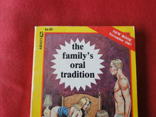 Load image into Gallery viewer, Vintage Erotic Adult Paperback Book/Novel The Family&#39;s Oral Tradition 1987 Greenleaf   PB1
