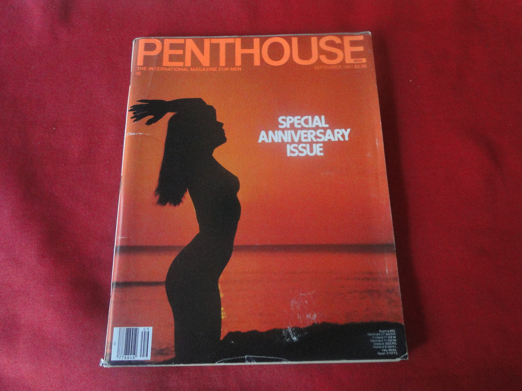 Vintage Nude Erotic Sexy Adult Magazine Penthouse September 1981     JB66
