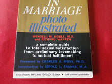 Load image into Gallery viewer, Vintage Erotic Adult Paperback Book/Novel Sex In Marriage Photo Illustrated    PB1
