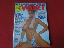 Load image into Gallery viewer, Vintage Nude Erotic Sexy Adult Magazine Velvet August 1987      P99
