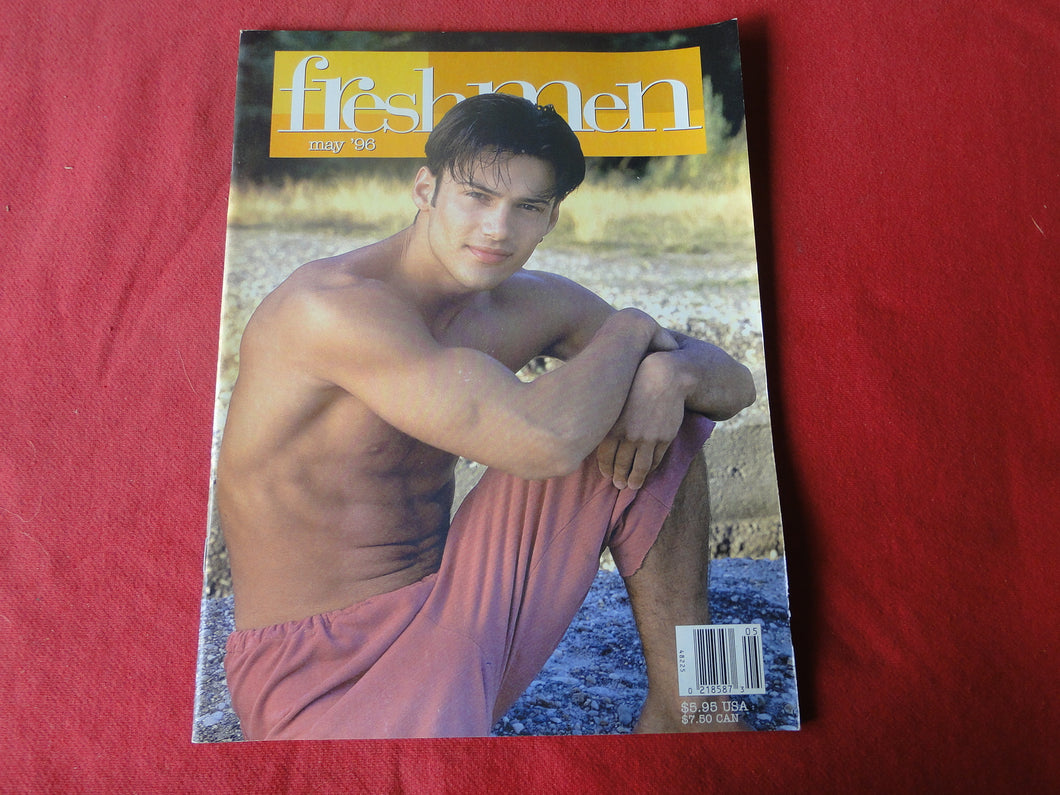 Vintage Adult Erotic Sexy Magazine Gay Interest Freshmen May 1996     JB40