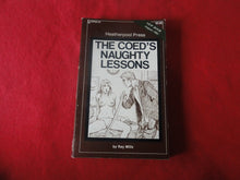 Load image into Gallery viewer, Vintage Erotic Adult Paperback Book/Novel Greenleaf The Coed's Naughty Lessons 1981   A
