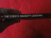 Load image into Gallery viewer, Vintage Erotic Adult Paperback Book/Novel Greenleaf The Coed's Naughty Lessons 1981   A
