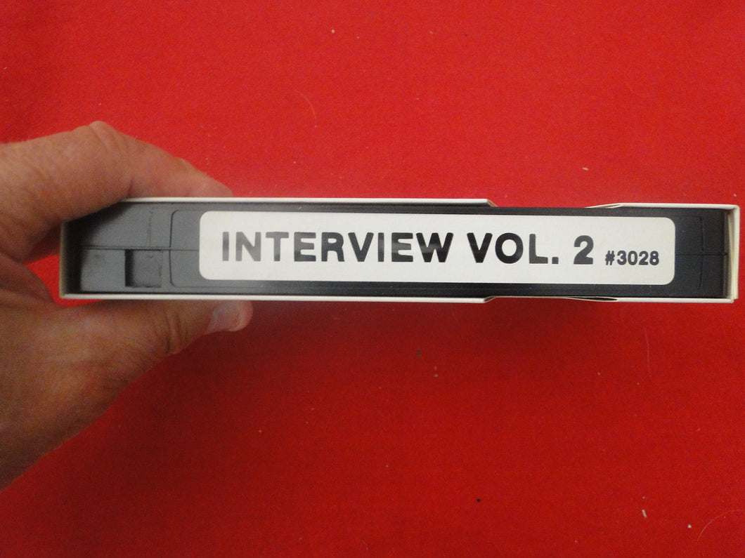Vintage Adult Erotic VHS Tape Movie Gay Interest Interview Vol. 2  #3028     10